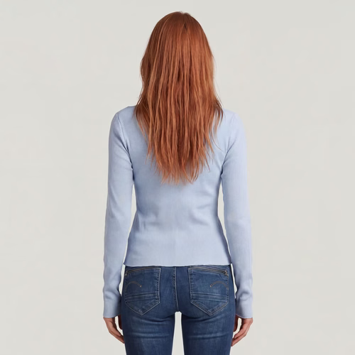T-shirt Slim Henley Long Sleeve - s - G-Star RAW - Modalova