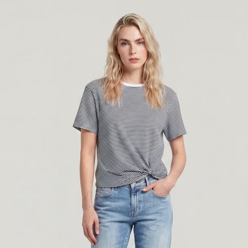 T-shirt Stripe Relaxed Knot - s - G-Star RAW - Modalova