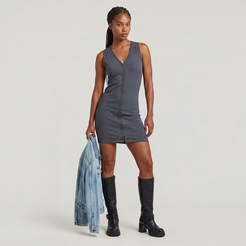 Robe T-shirt Hook & Eye Slim Rib - s - G-Star RAW - Modalova