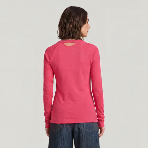 T-shirt Slim Rib Keyhole - s - G-Star RAW - Modalova