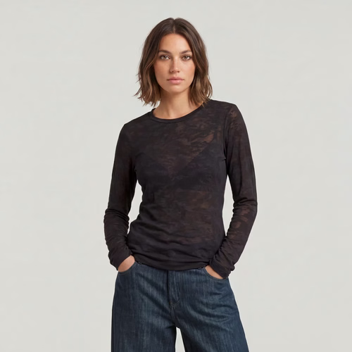 Top Fine Lace AOP Slim - s - G-Star RAW - Modalova