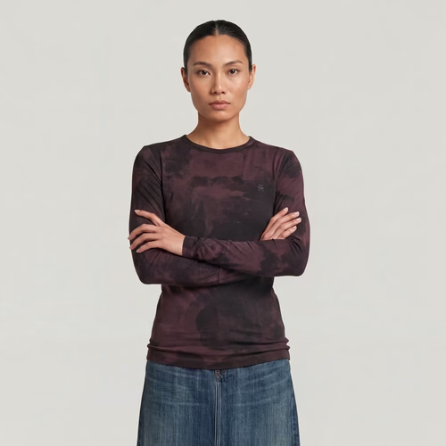 T-shirt Printed Slim Long Sleeve - s - G-Star RAW - Modalova