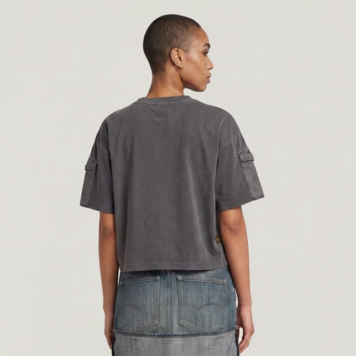 T-shirt Washed Mix Boxy Cropped - s - G-Star RAW - Modalova
