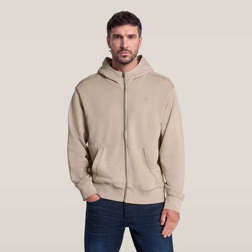 Sweat Unit Washed Full Zip Hooded - s - G-Star RAW - Modalova