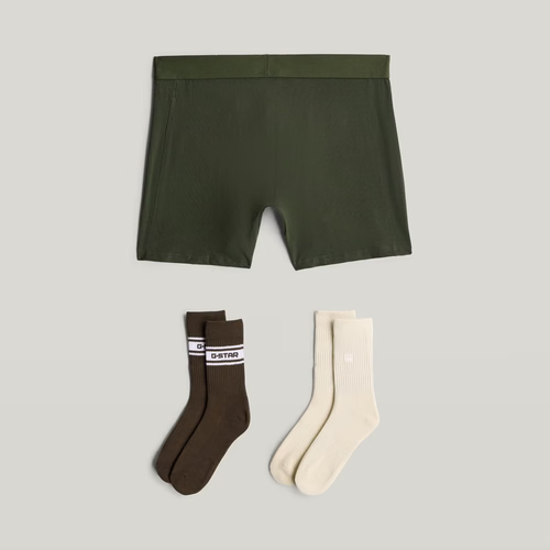Paquet cadeau d’un boxer et de 2 paires de chaussettes 40-43 - s - G-Star RAW - Modalova