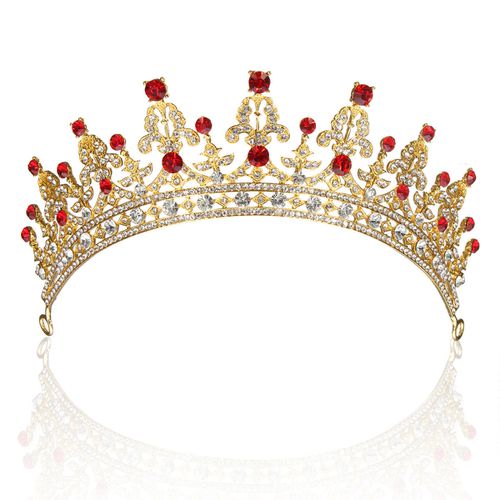 Mariée cristal strass couronne mariage vintage bandeau mariée accessoires de cheveux reineTiara - Newchic - Modalova