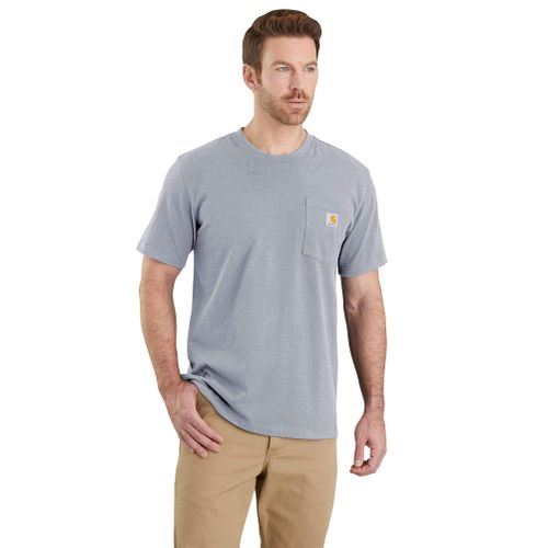 S T-shirt - relaxed fit heavyweight short-sleeve k87 pocket t-shirt - Gris - 2XL - Carhartt - Modalova