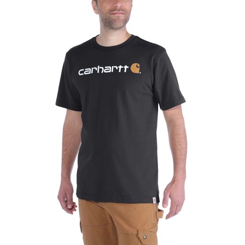 S T-shirt - relaxed fit heavyweight short-sleeve logo graphic t-shirt - Noir - 2XL - Carhartt - Modalova