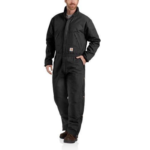 S Salopette - loose fit washed duck insulated coverall - Noir - 2XL - Carhartt - Modalova