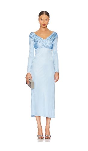 ROBE DRAPÉE EN JERSEY À MANCHES LONGUES en . Taille 0. Also en 10 - Alejandra Alonso Rojas - Modalova