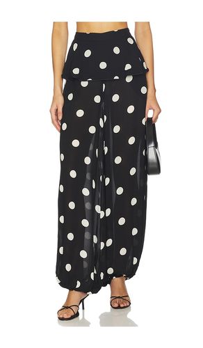 PANTALON PÉPLUM POLKA DOT en . Taille S. Also en XS, M, L - ADRIANA DEGREAS - Modalova