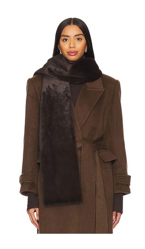 AEXAE ÉCHARPE FAUX FUR in Brown - AEXAE - Modalova