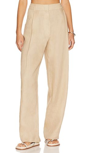PANTALON EN LIN TAILLE HAUTE en . Taille L. Also en M, S - AEXAE - Modalova