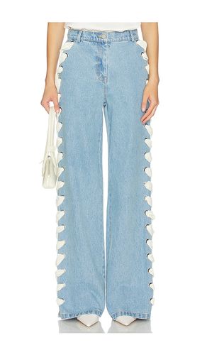 Lyd Laced Denim Trouser en . Taille 10. Also en 12, 8 - AKNVAS - Modalova