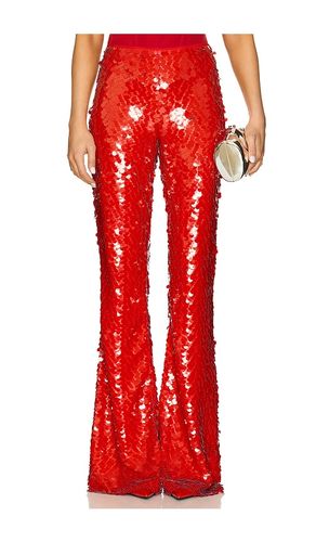 PANTALON ÉVASÉ À SEQUINS LENNON in . Size 4, 8 - AKNVAS - Modalova