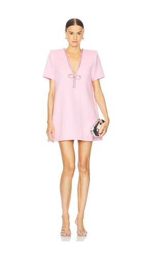 ROBE T-SHIRT AVEC NŒUD EN CRISTAL in . Size S, XS - AREA - Modalova