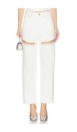 Crystal Slit Jean in . Size 29 - AREA - Modalova