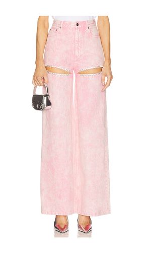 JEAN LARGE CRYSTAL SLIT en . Taille 24. Also en 25, 27, 29 - AREA - Modalova