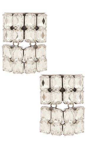 BOUCLES D'OREILLES CRYSTAL PAVE en - AREA - Modalova