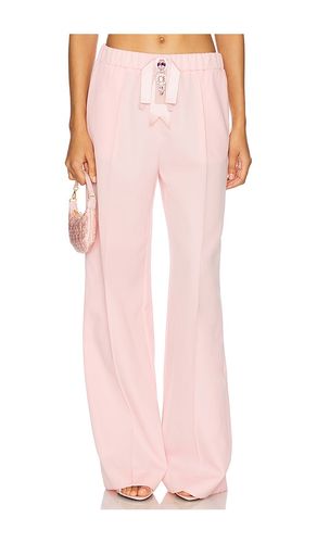 PANTALON JAMBES LARGES CRYSTAL BOW in . Size S - AREA - Modalova
