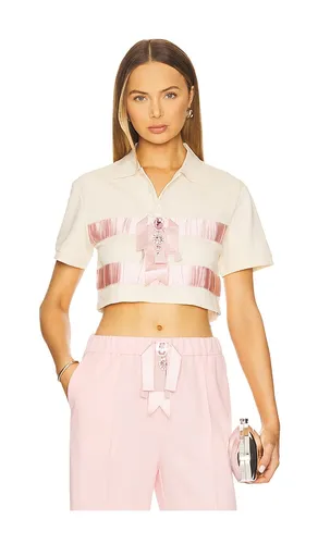 POLO CROPPED CRYSTAL BOW in . Size M, S, XS - AREA - Modalova