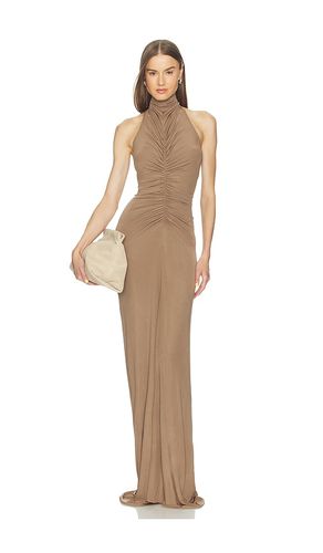 Halter Neck Front Ruched Gown en . Taille 36/2. Also en 40/6 - Atlein - Modalova