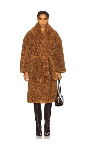 Long Teddy Wrap Coat en . Taille L. Also en M, S, XS - Atlein - Modalova