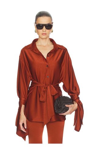 Oversize Knot Detail Shirt en . Taille 36. Also en 40 - Atlein - Modalova