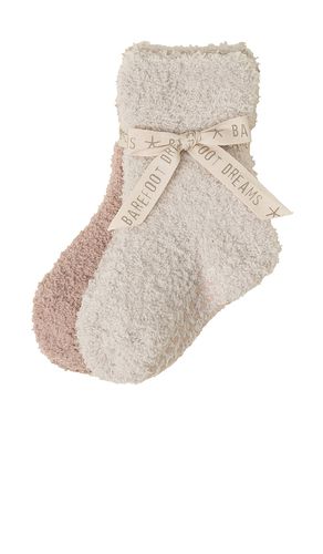 Cozychic Toddler 2 Pack Socks With Grippers in - Barefoot Dreams - Modalova