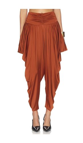 PANTALON PLEATED FLUID JERSEY SHINY en . Taille L. Also en M, S - BALMAIN - Modalova