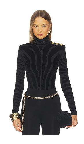 CHEMISE EN BOUCLÉ BOUTONNÉE ZEBRA en . Taille 34/0. Also en 36/2 - BALMAIN - Modalova