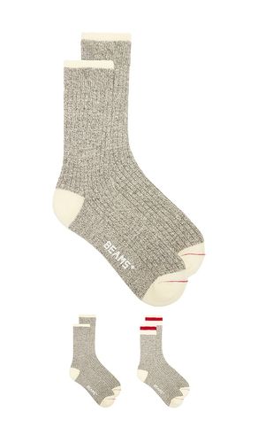 Beams Plus CHAUSSETTES RAG en Grey - Beams Plus - Modalova