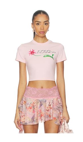 Orchid Logo Cropped Baby Tee en . Taille S. Also en XS - Casablanca - Modalova