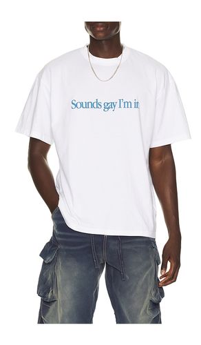 T-SHIRT SIMPLY SOUNDS GAY en . Taille M. Also en S, XL/1X - Carne Bollente - Modalova