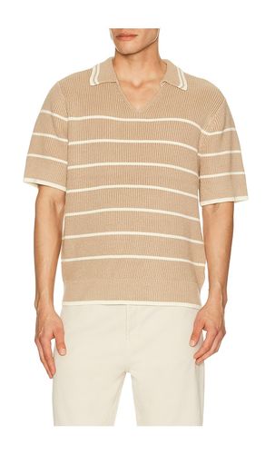 Bradley French Stripe Short Sleeve Polo en . Taille L. Also en M, S - Central Park West - Modalova