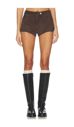 MINI-SHORT EN DAIM en . Taille 8/S. Also en 6/XS, 10/M - Courtney Zheng - Modalova