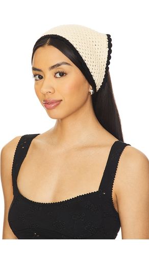 GUIZIO Knit Bandana en Cream - GUIZIO - Modalova