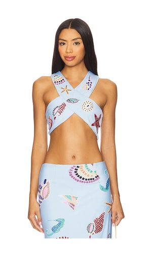 KShell Hand Beaded Top en . Taille XS. Also en L - Oceanus - Modalova