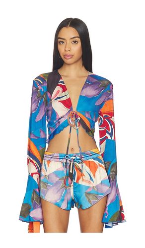 Palenque Flores Jersey Blouse en ,. Taille S. Also en L - Donde Esteban - Modalova