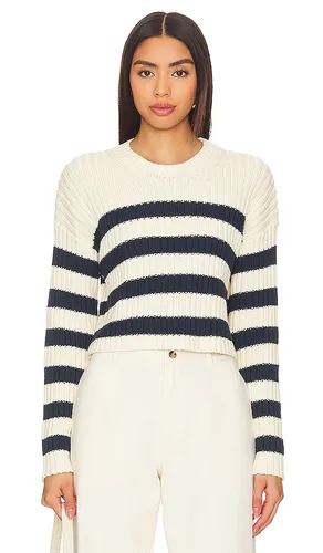Striped Ribbed Cropped Sweater in . Size M, S - Denimist - Modalova