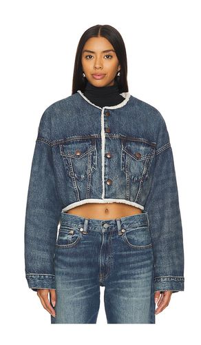 BLOUSON EN DENIM CROPPED OVERSIZED in . Size M, S, XS - Denimist - Modalova