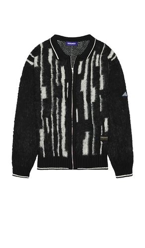 Ikat Long Sleeve Knitted Zip-Up Polo in . Size M - Deva States - Modalova