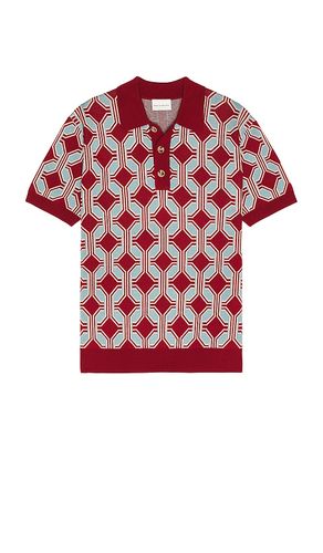 La Maille Polo G?om?trique in . Size S - Drôle De Monsieur - Modalova