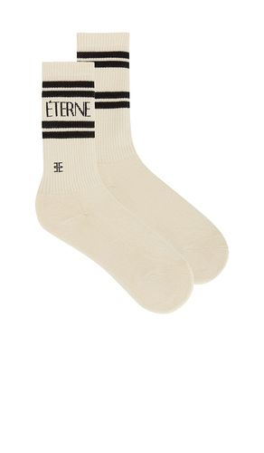 CHAUSSETTES DE SPORT EN COTON AVEC LOGO en - Eterne - Modalova