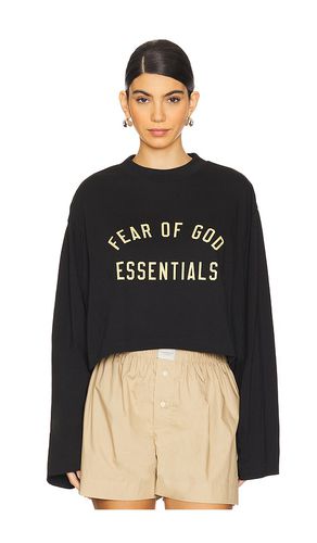 Cropped Long Sleeve T-Shirt in . Size M, S, XS - Fear of God ESSENTIALS - Modalova