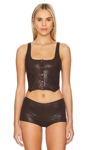 GILET EN CUIR MIRAGE in . Size L - Frankies Bikinis - Modalova