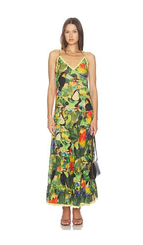 ROBE MAXI BIRD LEAVES en . Taille M. Also en S - FARM Rio - Modalova