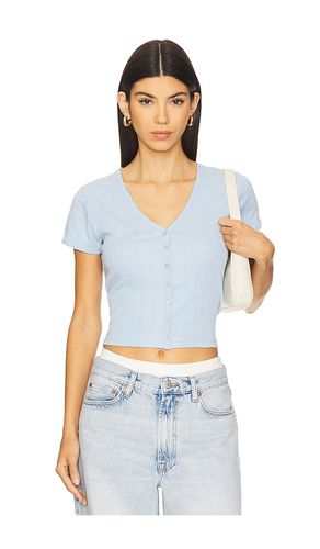 Pointelle Short Sleeve Cardigan in . Size M, XL, XS - Goldie - Modalova