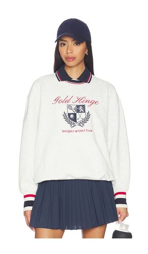 SWEAT RAS DE COU OVERSIZED HERITAGE en . Taille L. Also en M, S, XS - Gold Hinge - Modalova