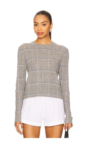Shrunken Check Crew Sweater en . Taille S. Also en XS, M, L, XL - Guest In Residence - Modalova